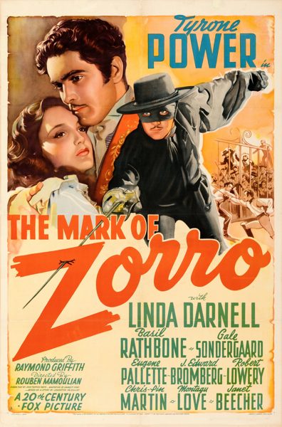 The Mark of Zorro poster