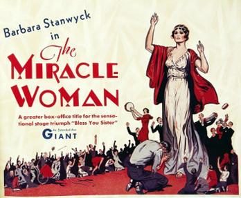 The Miracle Woman poster