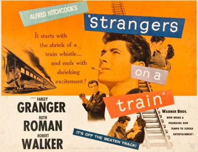 Strangers on a Train poster