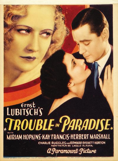 Trouble in Paradise poster